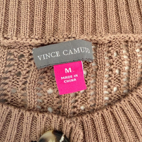 Vince Camuto Tan Knit Cardigan - Picture 2 of 5